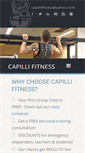 Mobile Screenshot of capillifitness.com