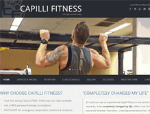 Tablet Screenshot of capillifitness.com